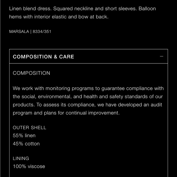 Linen bow mini dress NWT zara - Picture 6 of 6